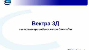 Инструкции за употреба на капки на вектор 3d од крлежи во кучиња